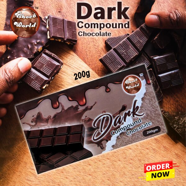 Dark Compound Chocolate 200 Gram - Image 2