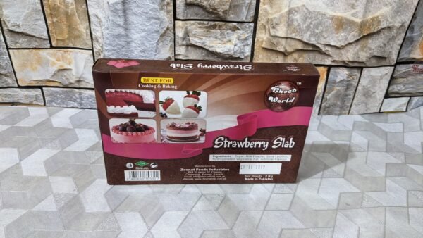 Strawberry Chocolate Slab 2 KG - Image 5
