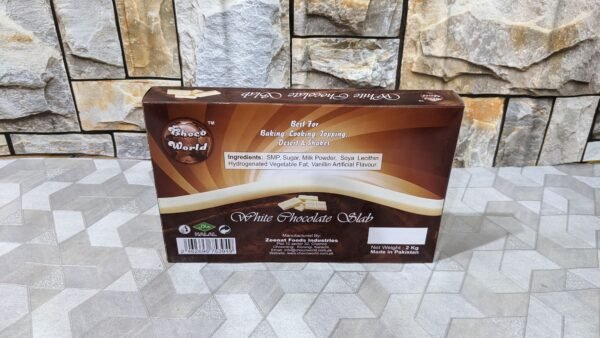 White Chocolate Slab 2 KG - Image 6