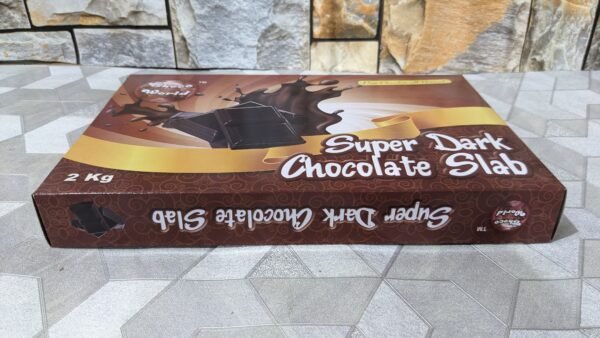 Super Dark Chocolate Slab 2 KG - Image 2