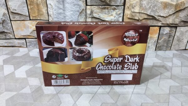 Super Dark Chocolate Slab 2 KG - Image 6