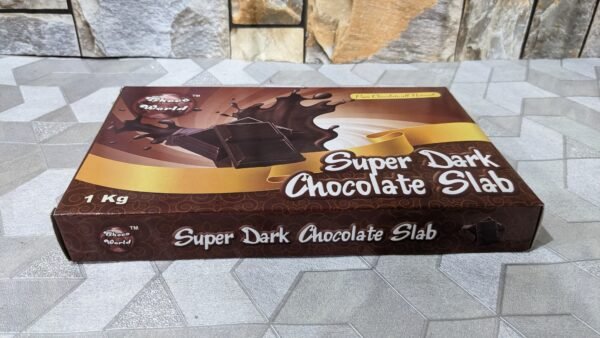 Super Dark Chocolate Slab 1 KG - Image 2