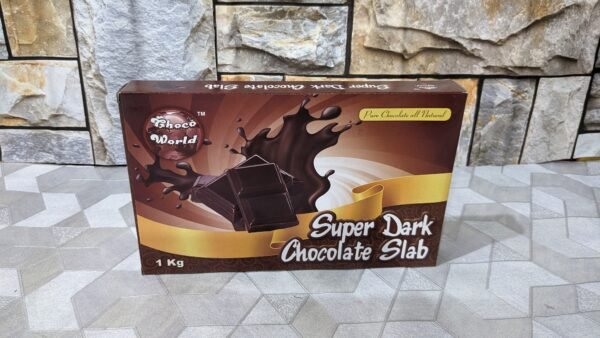 Super Dark Chocolate Slab 1 KG - Image 5