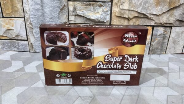 Super Dark Chocolate Slab 1 KG - Image 6