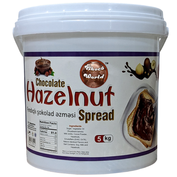 Chocolate Hazelnut Spread 5 KG Bucket